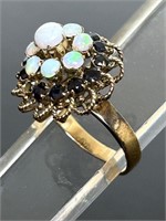 Opal & Sapphires Ring from Thailand