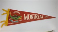 Montreal - VINTAGE CANADA TRAVEL FELT PENNANT