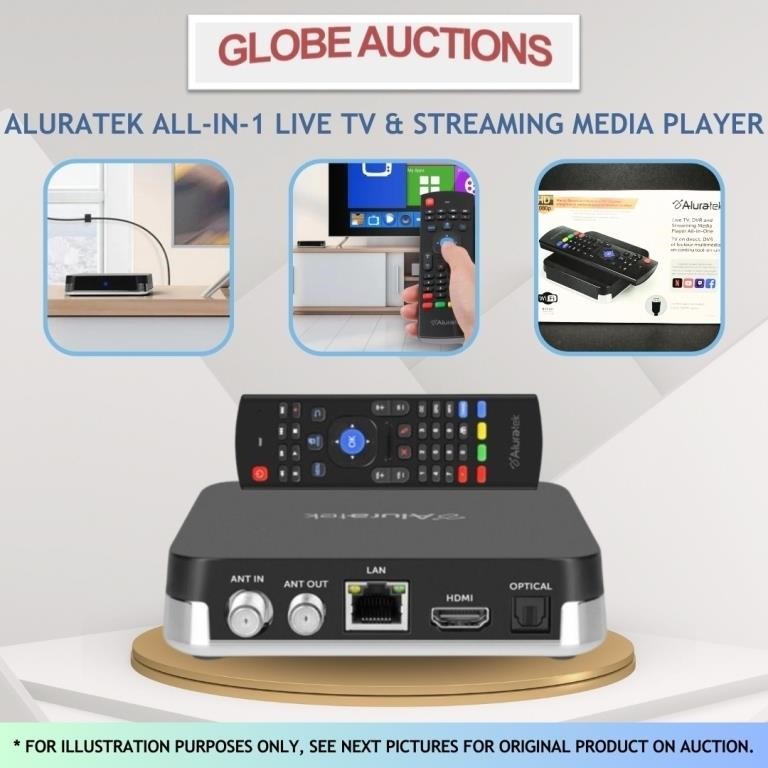 ALURATEK LIVE TV & STREAMING MEDIA PLAYER