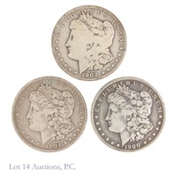 1900-1904 Silver Morgan Dollars (3)