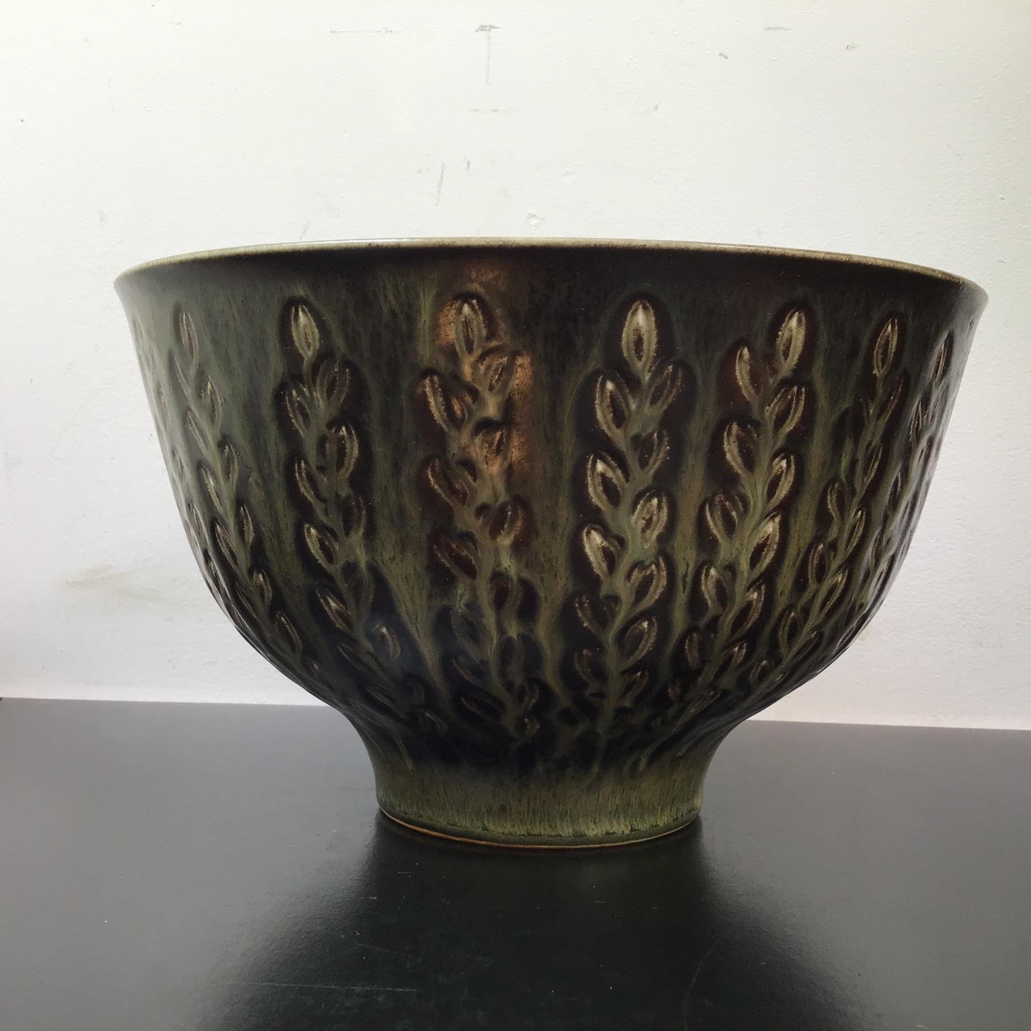 c1960 GERD BOGELUND DANISH STONEWARE BOWL