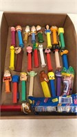Large cartoon Pez lot.  Included 2 brand new