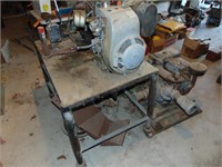 Rolling Shop Table With Motors