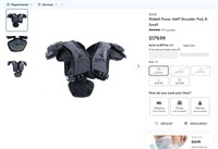 P875  Riddell Power AMP Shoulder Pad X-Small