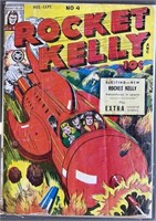 Rocket Kelly #4 1945 Fox Comic Book
