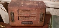 Antique Wood Box GE Radio