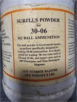 4 Pounds of  Surplus Powder for 30-06  m2 Ball