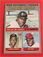 1970 Topps Hank Aaron Willie McCovey Lee May