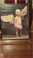 Angel Baby Poster Framed