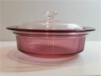 Purple Pyrex Vision Corning 1 Liter Saucepan W