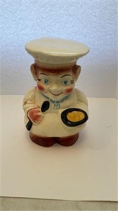 Vintage Roseville Pottery Chef Cookie Jar #411