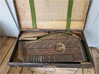 Antique German Zither and Case