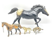Breyer Horse and Metal Horses