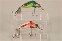 Lot of 2 Vintage Fishing Lures by Paul Byron