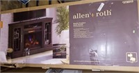 Allen+Roth electric fireplace media mantel