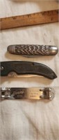 SMALL ANTIQUE LANTERN 
POCKET KNIVES 
ANTIQUE