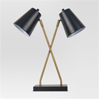 $30  Olson Two Head Desk Lamp Black - Project 62