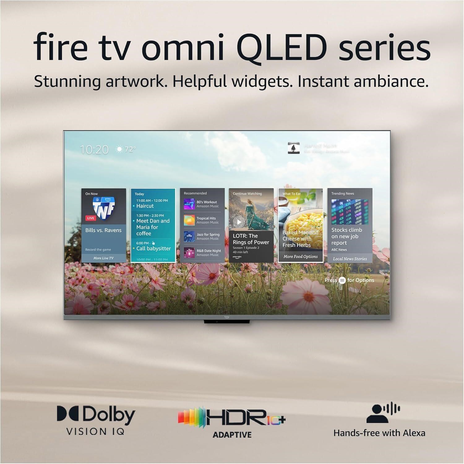 Amazon Fire TV 75 Omni QLED 4K UHD smart TV