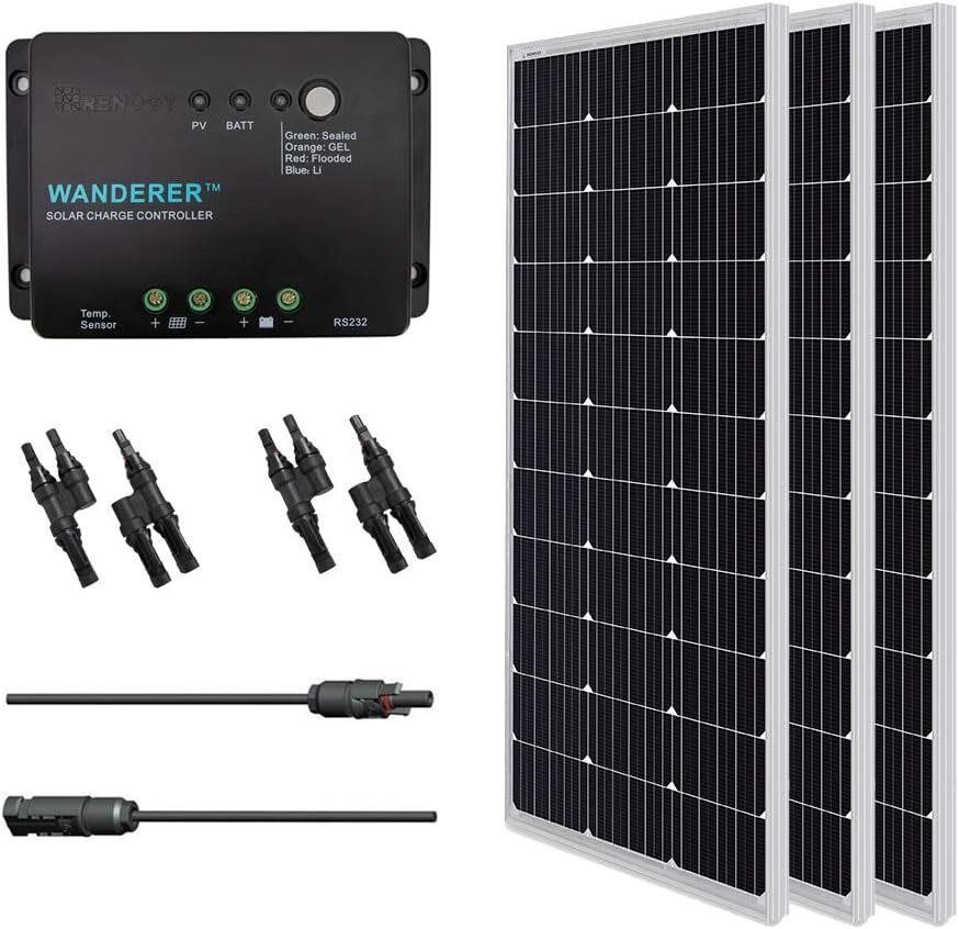 Renogy 300W Solar Bundle Kit  30A Controller