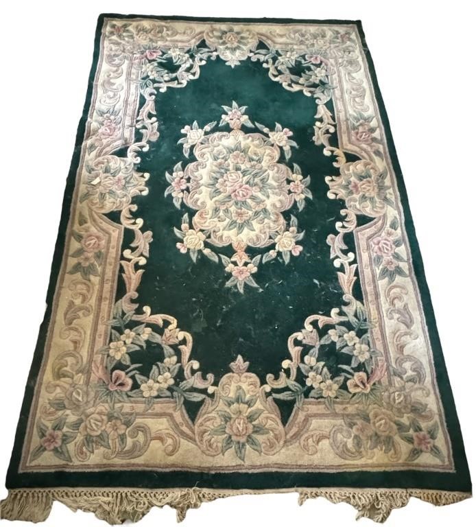 Large Vintage Floral Area Rug