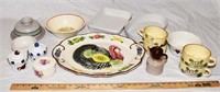 LOT - VINTAGE CHINA - TURKEY PLATTER, ETC.