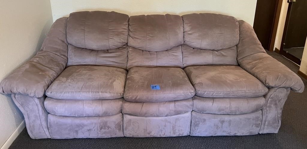 Reclining couch 8’x36”x 38”