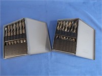 2 Sets of Drill Bits Indexed 1/16-1/2 by 1/64
