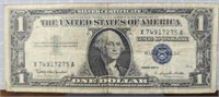 Silver certificate 1957 $1 bank note