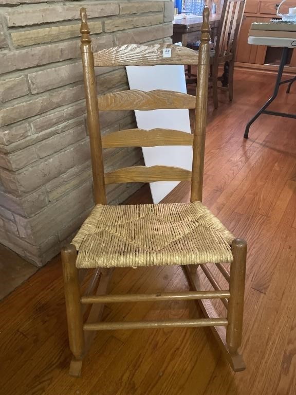 LADDER BACK ROCKING CHAIR