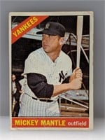 1966 Topps Mickey Mantle #50 Creases