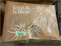 2-pk King fern & willow Luxury Down Plush pillows