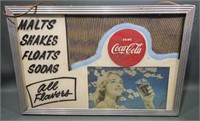 VINTAGE COCA-COLA ADVERTISING LIGHTED SIGN