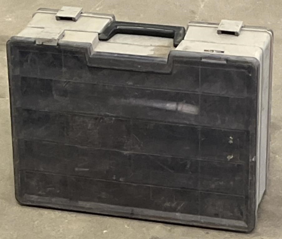 Double-Sided Storage Box with Contents