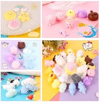 Gooidea Mochi Squishy Toys 24pcs Mini Squishies