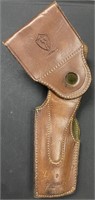 SAFARILAND 9 BROWNING BROWN LEATHER HOLSTER