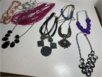 Large lot of New Old Stock jewelry necklaces