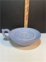 Large Vintage Pottery Candle Holder