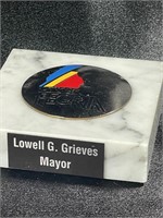 City of Peoria Mayoral Paper Weight