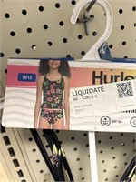 Hurley 2 pc swim suit 10/12 - scunci hair clips