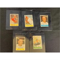 (5) 1961 Bazooka Gum Baseball Cards