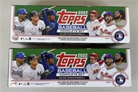 2pc 2022 Topps MLB Baseball Factory Card Sets