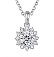 925S 5.0ct Moissanite Diamond Necklace