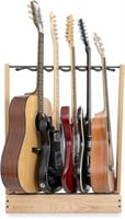 5-Rack Oak Stand for Guitars