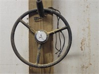Vintage John Deere steering wheel