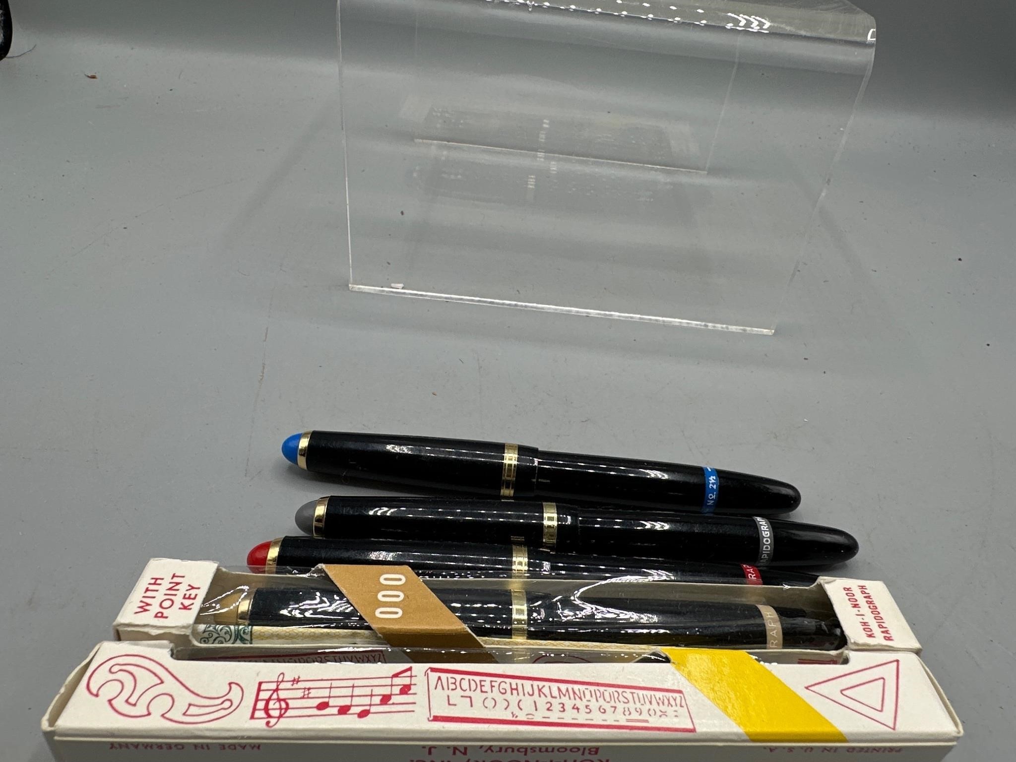 Koh-l-noor rapidigraph pens