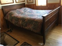 Oak Short Full Bed