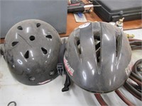 2 BICYCLE HELMETS