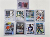 9) FOOTBALL AUTO / PATCH CARDS