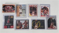 8) VINTAGE & MODERN MICHAEL JORDAN CARDS