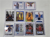 10) MODERN BASKETBALL AUTO / PATCH CARDS